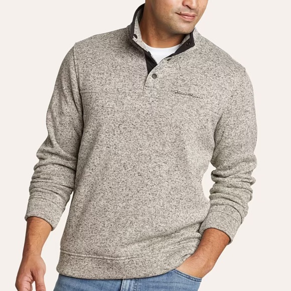 Eddie Bauer Other - Eddie Bauer Radiator Fleece snap-front pullover size large